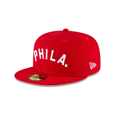 Sapca New Era Philadelphia Phillies MLB Ligature 59FIFTY Fitted - Rosii